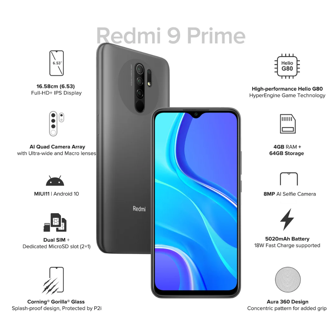 Redmi 9 Prime Refurbished - Image 3