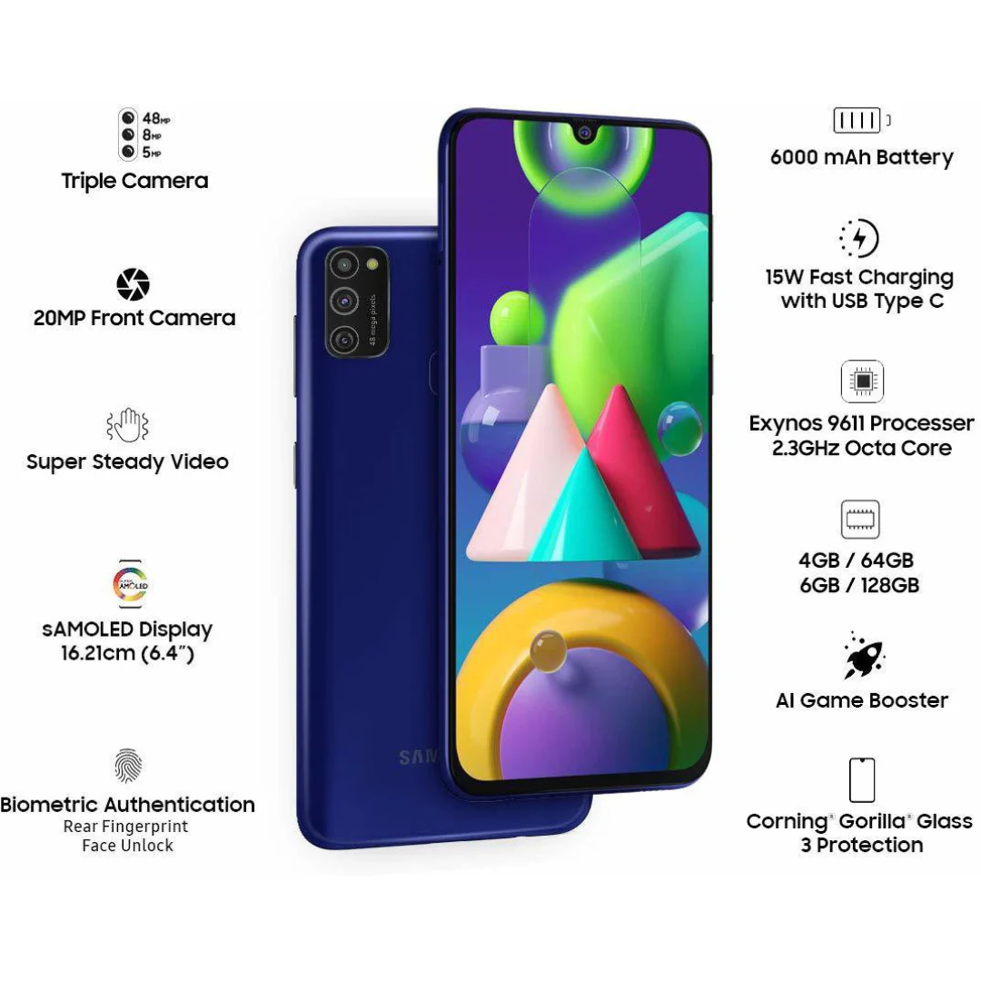 Samsung Galaxy M21 Refurbished - Image 3