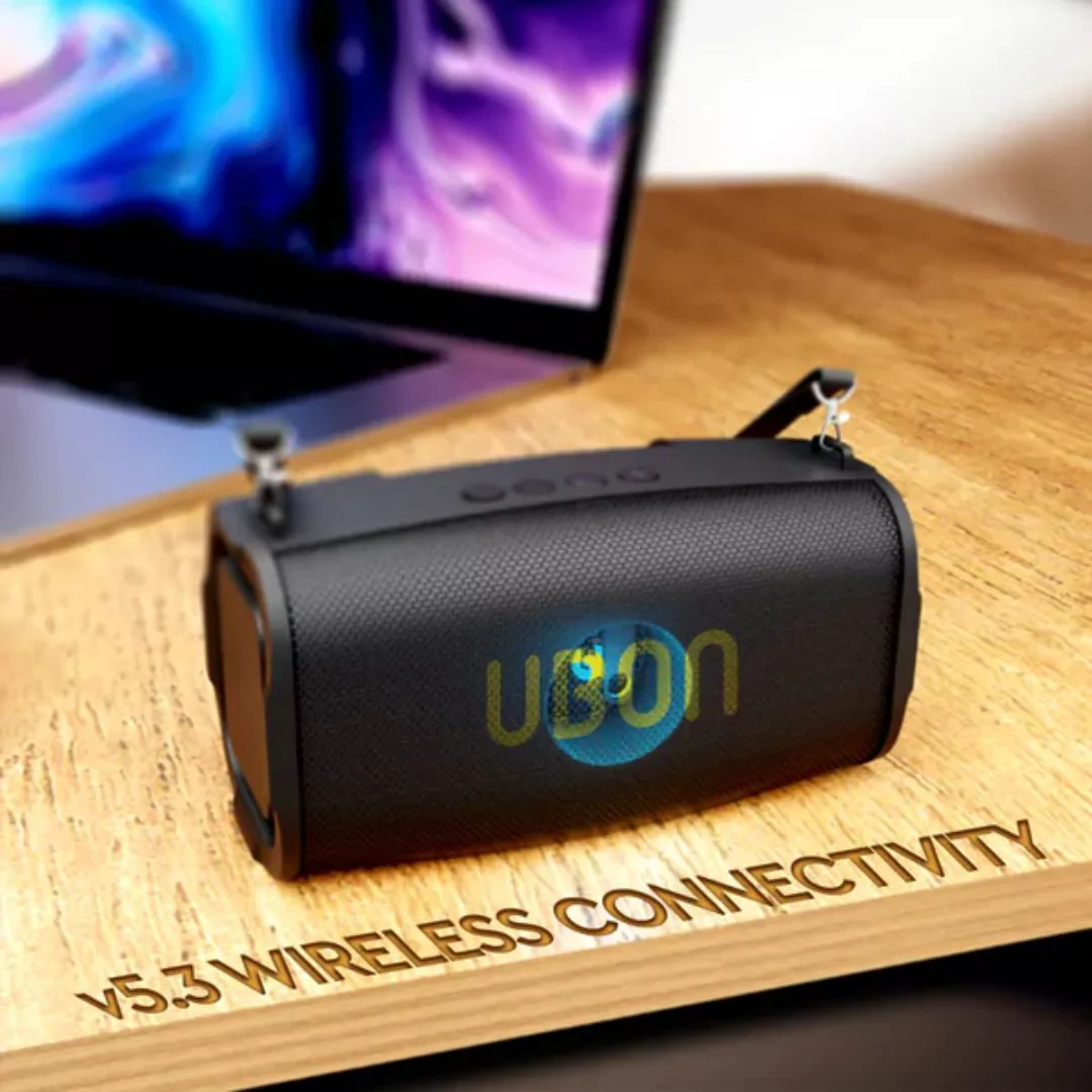 UBON SP-47 Bluetooth Speaker Audio Bar Wireless Speaker withRGB Lights, Bass - Image 3