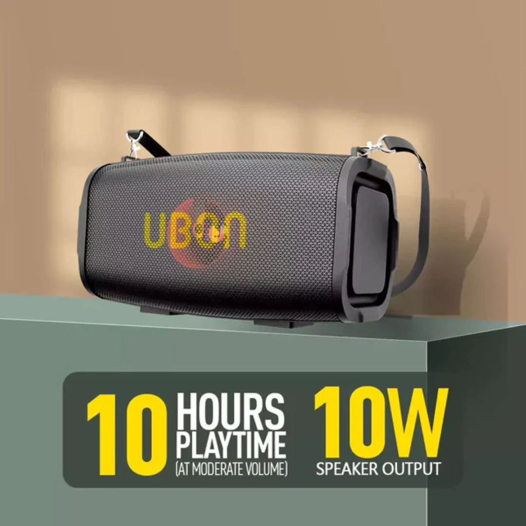 UBON SP-47 Bluetooth Speaker Audio Bar Wireless Speaker withRGB Lights, Bass - Image 5